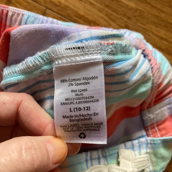 Wonder Nation Girls Plaid Pull On Shorts, Size L - Picture 5 of 5